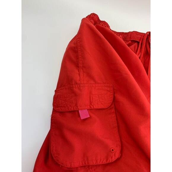 Lot of 2 Swim Trunks OP Ocean Pacific Blue Plaid Dolfin Red Drawstring Mens XXL - Picture 4 of 16